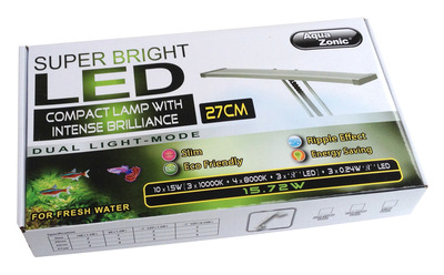 Aqua Zonic Super Bright LED Lamp 27cm For Fresh Water
