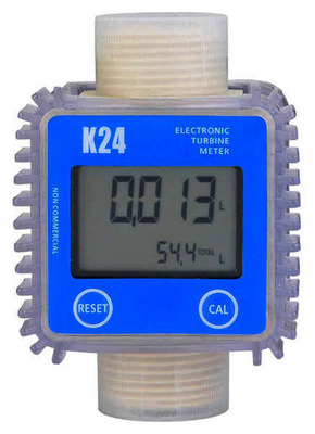 K24 Digital Water Flow Meter Vertical Type