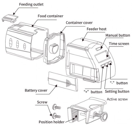 Digital Automatic Fish Feeder The Aquarium Shop Australia