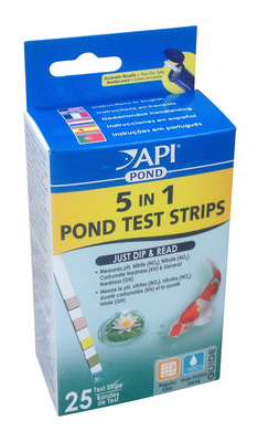 API PondCare 5 in 1 Test Strips 25 pack