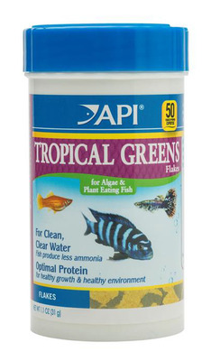 API Tropical Green Fish Flakes 31g