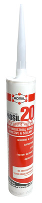 Admil Prosil 20 Glass Silicone Sealant Black 300g