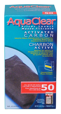 AquaClear 50 Activated Carbon Hang On Filter Media 