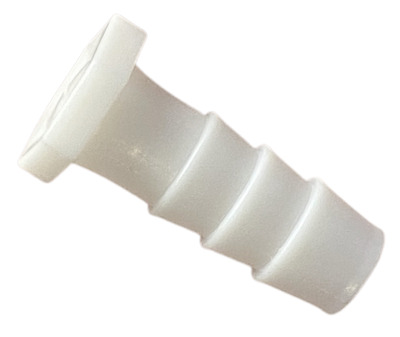 Aquarium Airline Barbed End Plug 12mm White