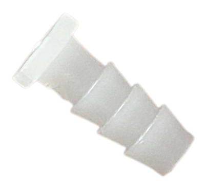 Aquarium Airline Barbed End Plug 6mm White