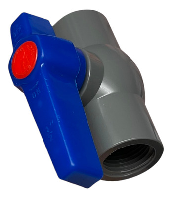 Aquarium PVC Ball Valve Grey DN15