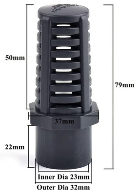 Aquarium Strainer 32mm Outer Diameter Slip Type