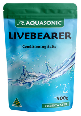 Aquasonic Livebearer Water Conditioner Salts 500g