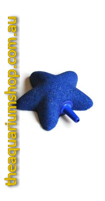 Blue Aquarium Air Stone Starfish 50x50mm