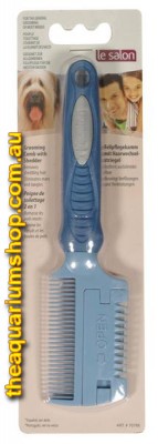 Dogit Le Salon Combo Dresser Comb with Shedder 2-in-1