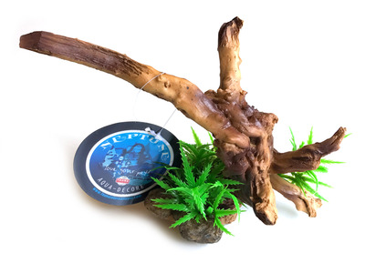 Driftwood with Plants Ornament Medium No 1