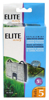 Elite Hush 5  Carbon/Polyester Cartridges Filter