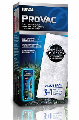 Fluval Pro-Vac Gravel Cleaner Dual Density Filter Pad  Replacement Cartridge