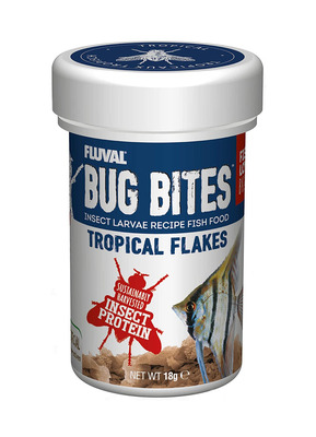 Fluval Bug Bites Tropical Flakes 18g
