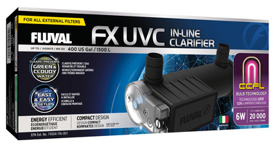 Fluval FX UVC In-Line Clarifier 6watt