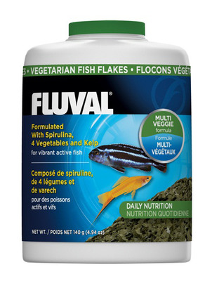 Fluval Vegetarian Fish Flakes 125g