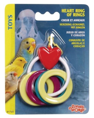 Living World Bird Heart Ring of Rings Toys