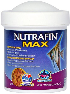 Nutrafin Max Tropical Flake Fish Food 19g (6700K)