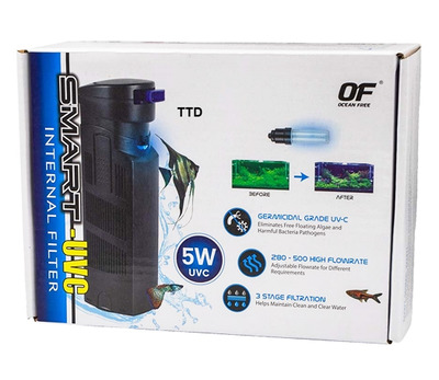Ocean Free Smart UVC 5W Internal Filter 280-500L/hr