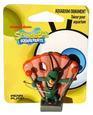 Penn-Plax Spongebob Squarepants Resin Replica Plankton - Mini