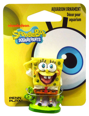 Penn-Plax Spongebob Squarepants Resin Replica Spongebob - Mini - The  Aquarium Shop Australia