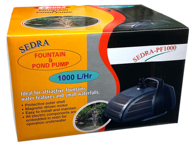 Sedra Pond Pump with Fountain kit PF1000