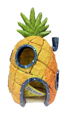 Penn-Plax Spongebob Squarepants Resin Replica Spongebob Pineapple Home Large