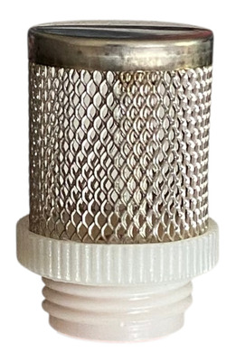 Aquarium Strainer Stainless Steel Threaded End 