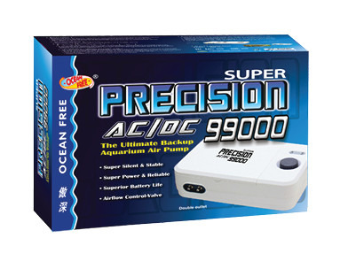 Super Precision Air Pump 99000 Double Outlet with flow adjuster