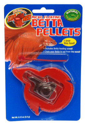 Zoo Med Betta Micro Floating Pellets Fish Food 3.4g carded