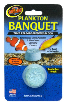 Zoo Med Plankton Banquet Time Release Feeding Block 7 Days 1 pack