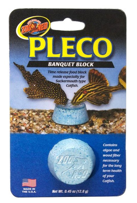 Zoo Med Pleco Banquet Time Release Feeding Block 1 pack
