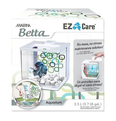 Marina Betta EZ Care Aquarium Kit 2.5 Litre White
