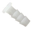 Aquarium Airline Barbed End Plug 6mm White