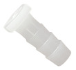 Aquarium Airline Barbed End Plug 8mm White