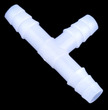 Aquarium Airline Barbed T-Joint 6mm White