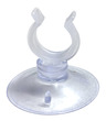 Aquarium Suction Cup Clip Holder 35mm dia suction cup/13mm clip Clear