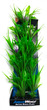 Deluxe Bunch Plant 16inch Grass and leaves with purple-white flower
