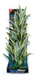 Deluxe Bunch Silk Plant 16inch Flax Green Centre Yellow Edge